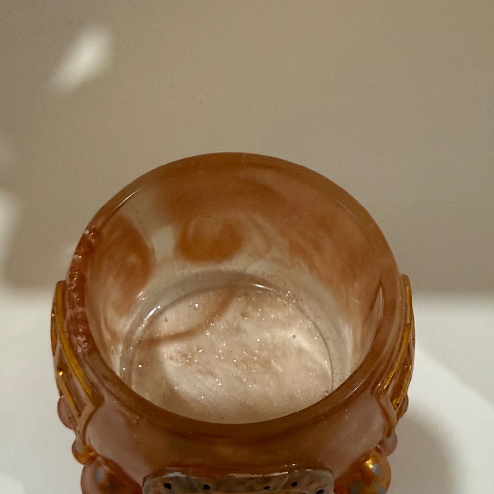 Unique Resin,Mushroom House Art Decor in Silver and Gold - Picture 6 of 10